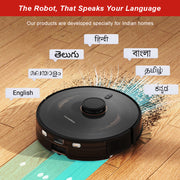 iMap 23 Black Robotic Vacuum Cleaner 3000 Pa Suction with 3200 mAh Battery